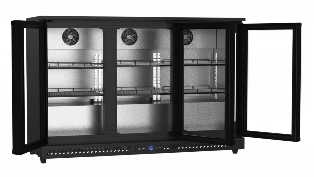 JVC 320L Under-counter 3 Door Beverage Cooler WG-NRFB32B5S