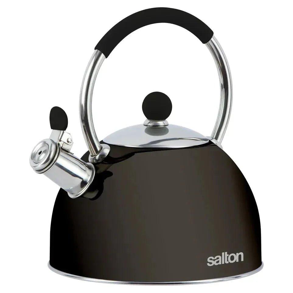 Salton Whistling Stove Top Kettle Black - Shopping4Africa