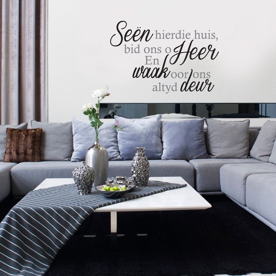 Seën Quote - Vinyl wall poetry - Shopping4Africa