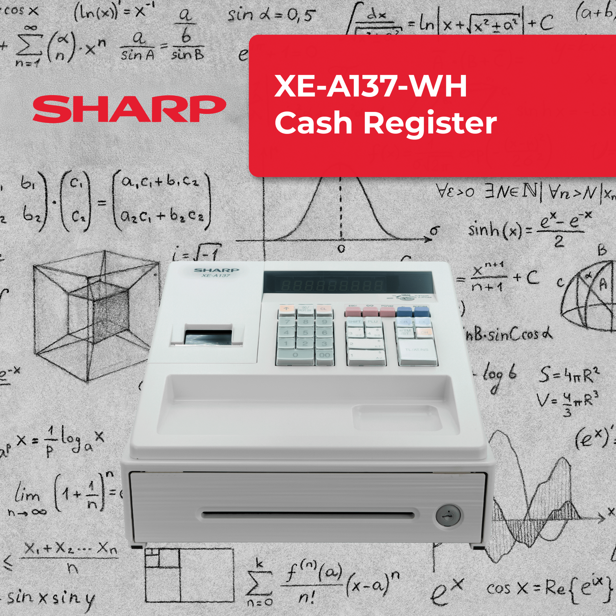 Sharp XE - A137 - WH Cash register - Shopping4Africa
