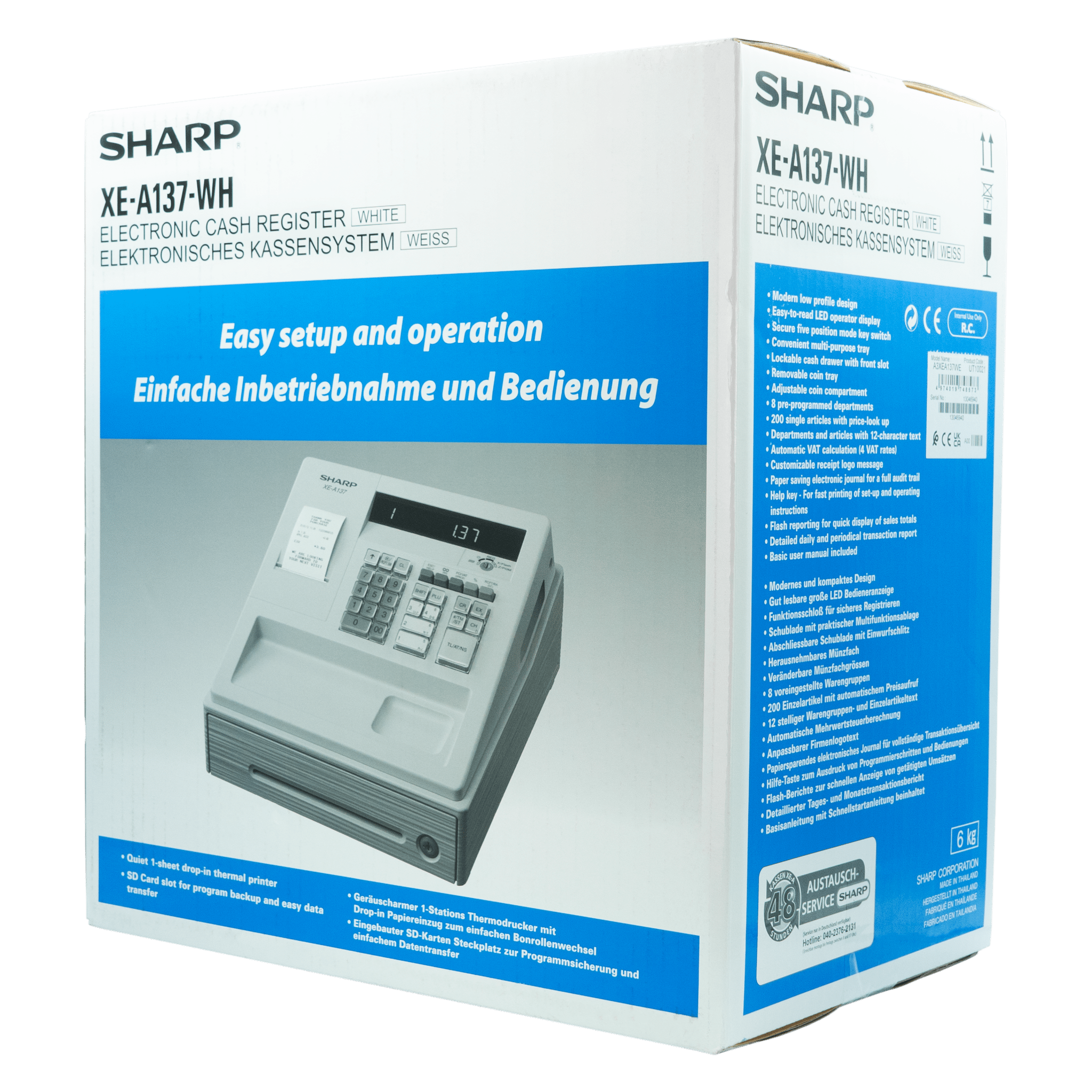 Sharp XE - A137 - WH Cash register - Shopping4Africa