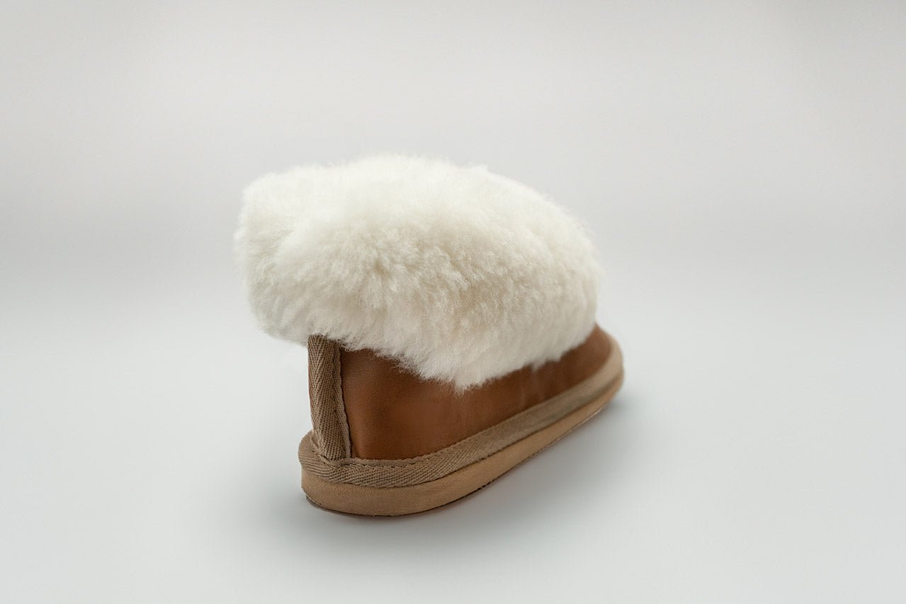 Sheepskin slippers - Tan - Shopping4Africa