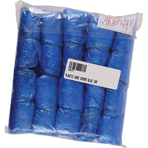 Shoe Cover Theatre Disposable Plastic Blue 100 - Shopping4Africa