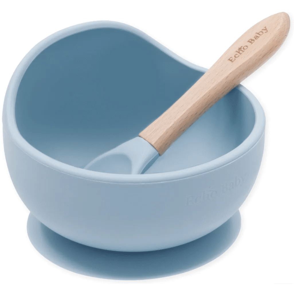 Silicone Suction Bowl & Spoon Set - Choose Colour - Shopping4Africa