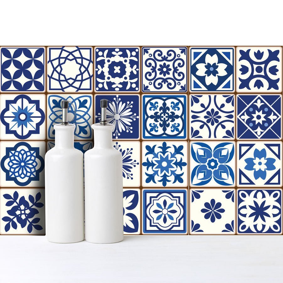 Spanish Blue - Vinyl Wall Tiles - Shopping4Africa