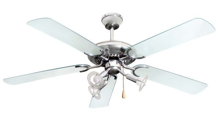 Sunbeam 132cm (52") 3 Spot Chrome 5 Blade Ceiling Fan SCF-305 - Shopping4Africa