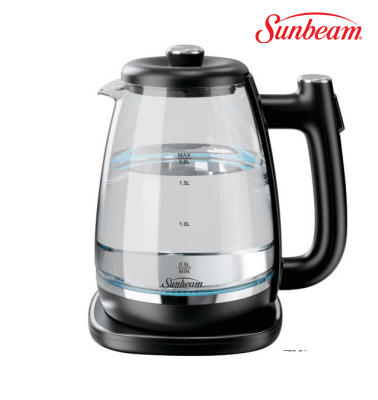 Sunbeam 1.8 Litre Deluxe Glass Kettle SDGK - 3000 - Shopping4Africa