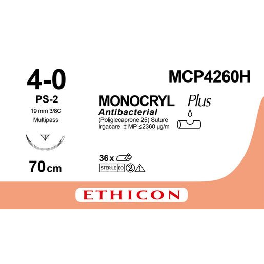 Sut Monocryl 4/0 RC 19MM MCP4260H 36~ - Shopping4Africa