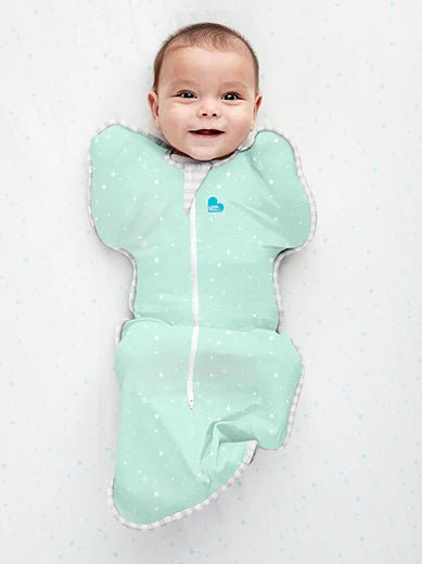 Swaddle up Lite 0.2 Tog Mint Green Stars - Shopping4Africa