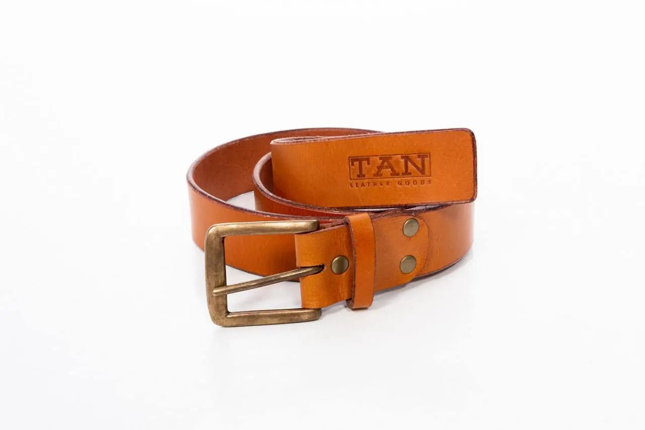 Tan Leather Belt - Shopping4Africa