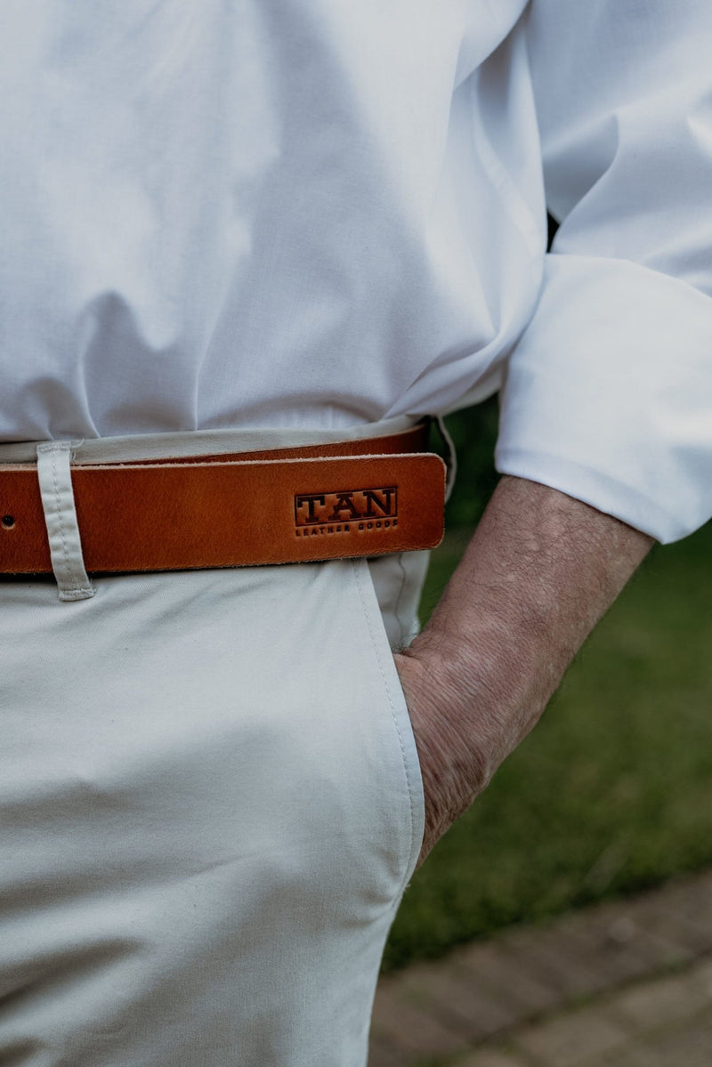 Tan Leather Belt - Shopping4Africa