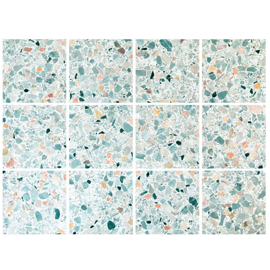 Terrazzo Aqua - Vinyl Wall Tiles - Shopping4Africa