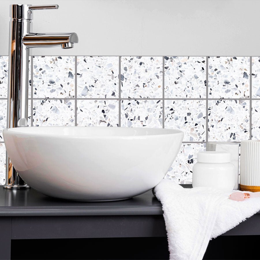 Terrazzo Grey - Vinyl Wall Tiles - Shopping4Africa