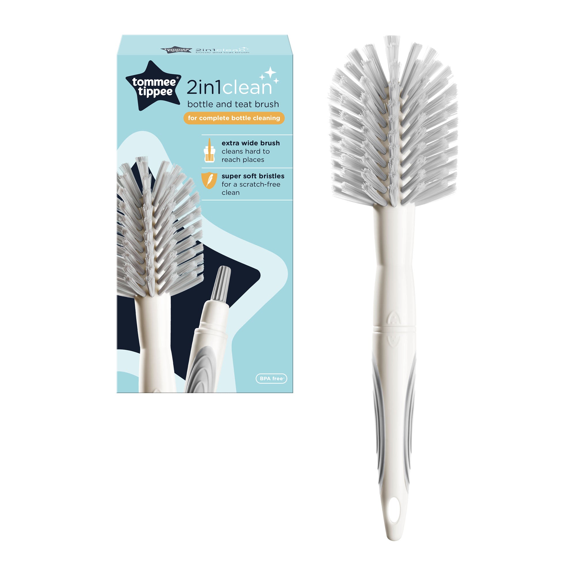 Tommee Tippee 2 - in1 Bottle & Teat Brush - Shopping4Africa