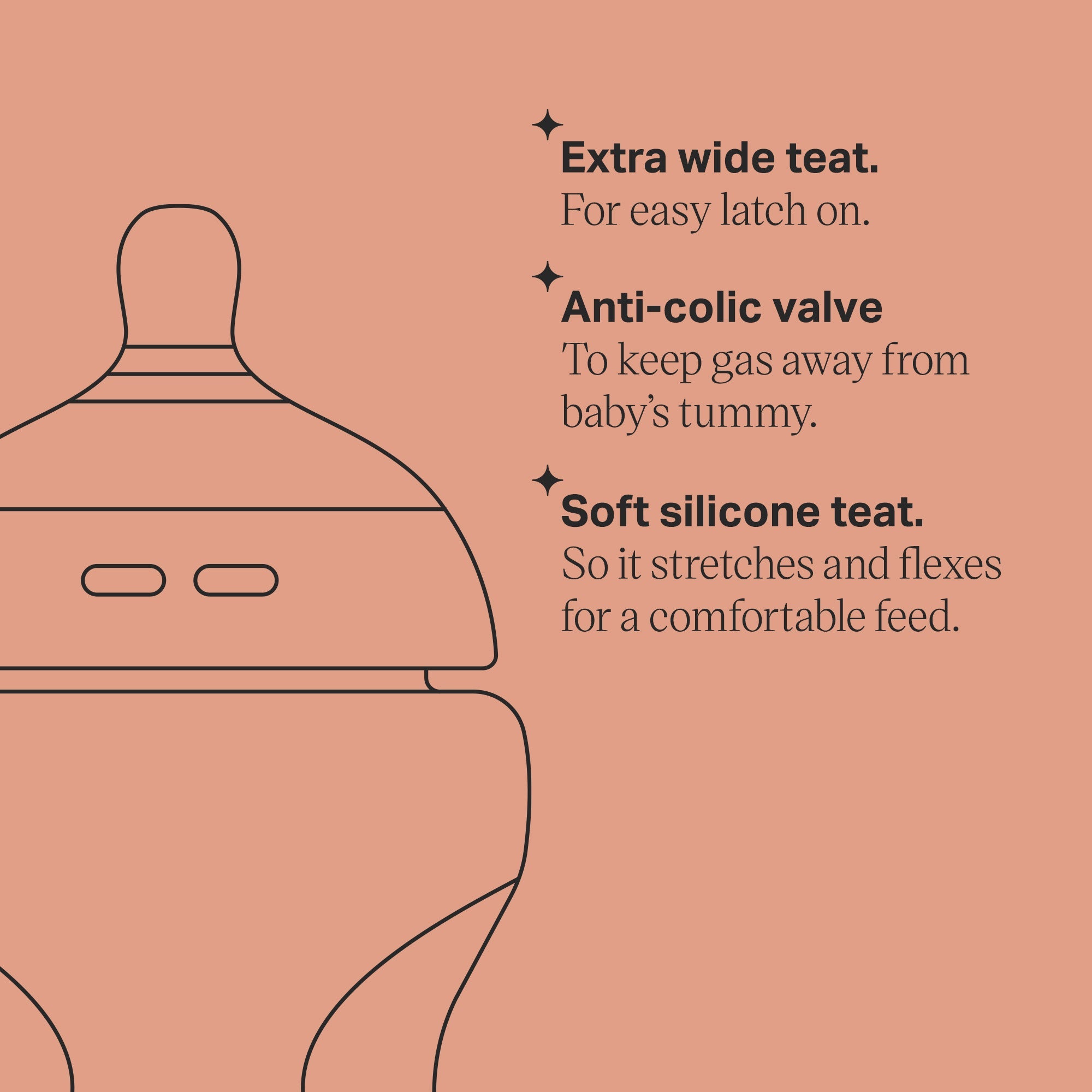 Tommee Tippee Closer To Nature Self Sterilizing Clear Bottle 150Ml 1Pk 0M+ - Shopping4Africa