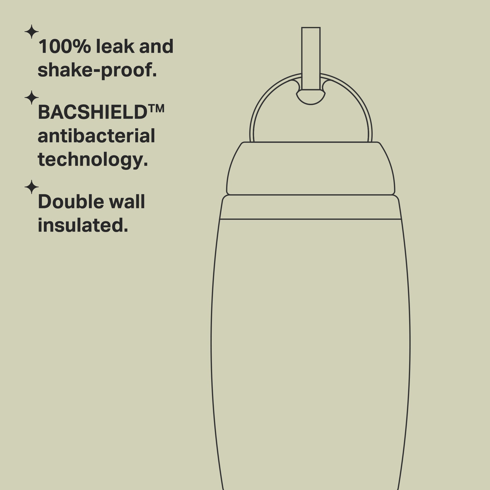Tommee Tippee Insulated Leak - Proof Toddler Straw Cup - Grey 36M+ - Shopping4Africa