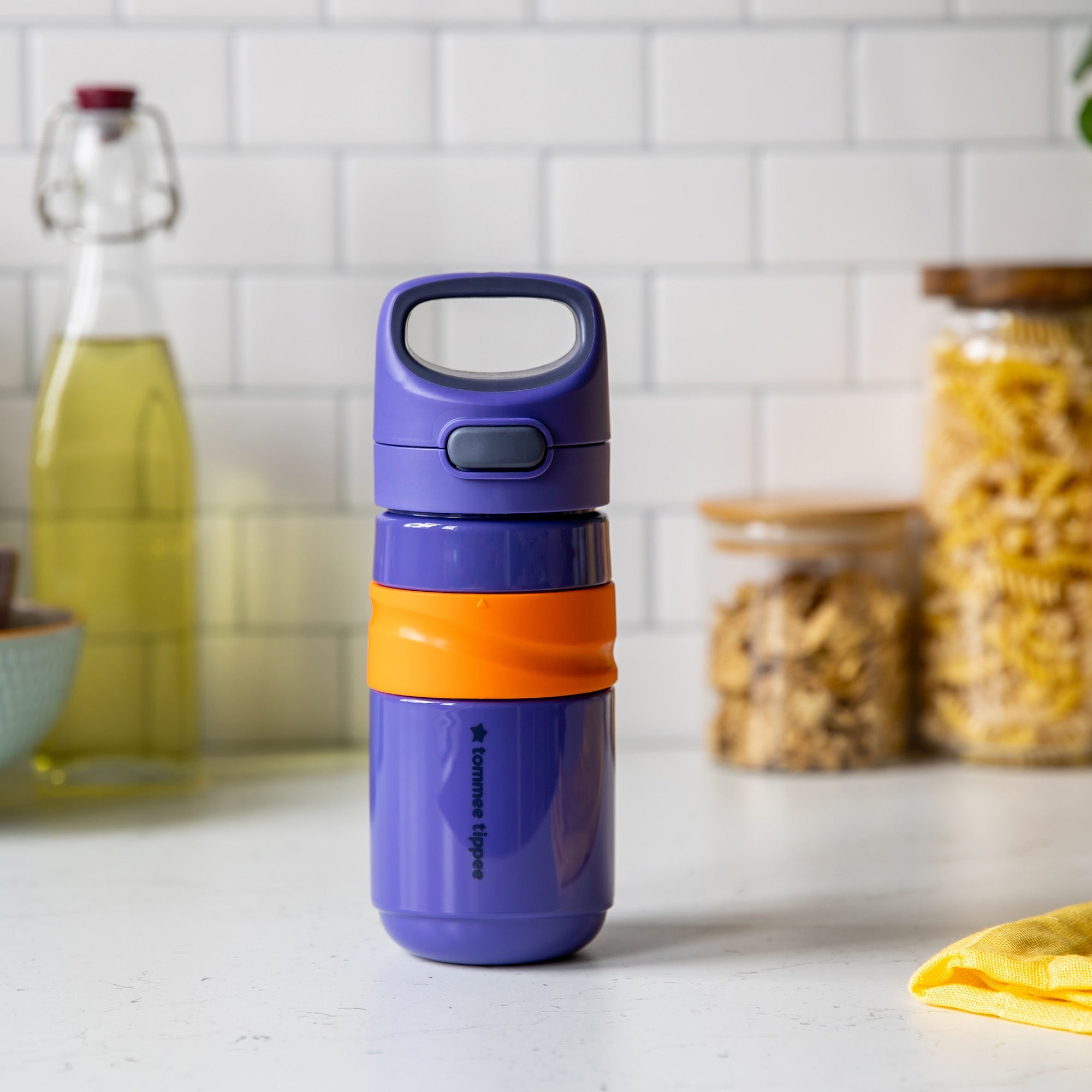 Tommee Tippee Leak - Proof Toddler Flip Top Sportee 500Ml Cup - Purple - Shopping4Africa