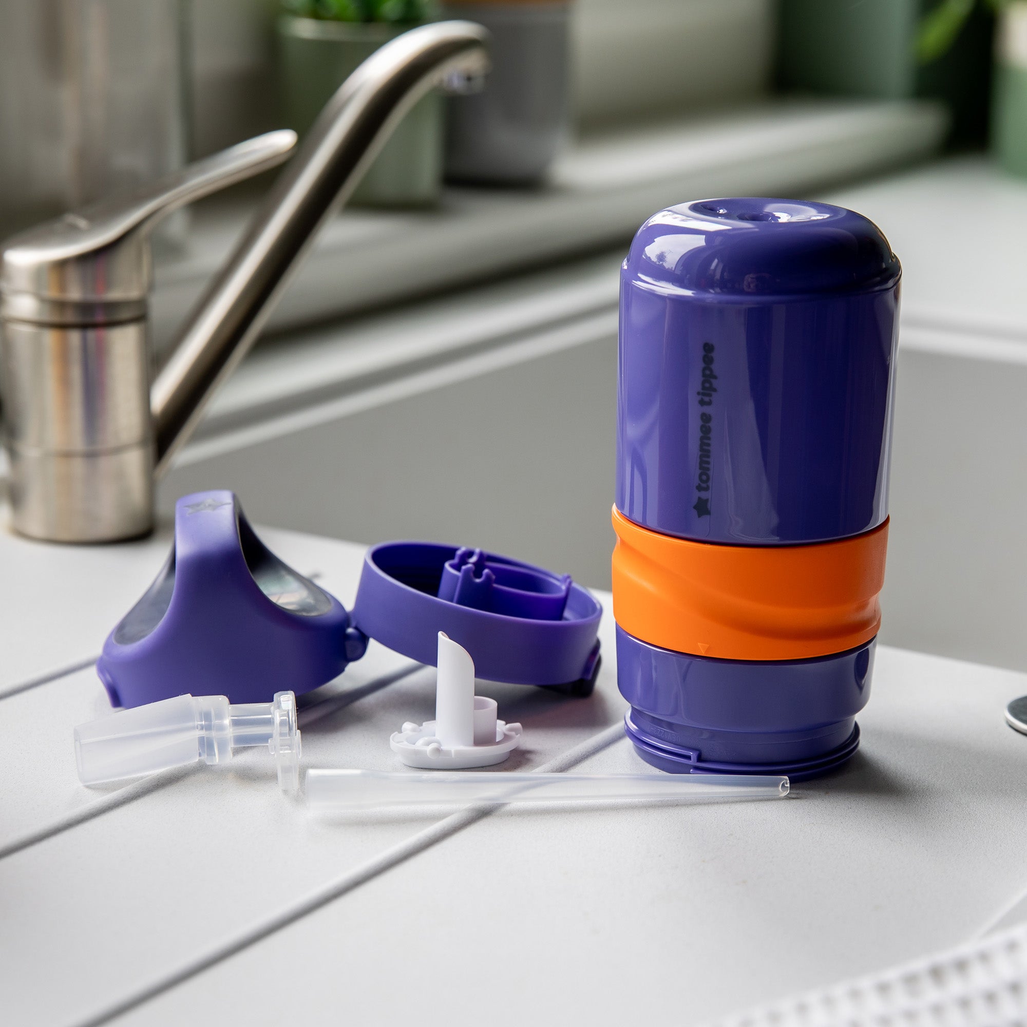 Tommee Tippee Leak - Proof Toddler Flip Top Sportee 500Ml Cup - Purple - Shopping4Africa