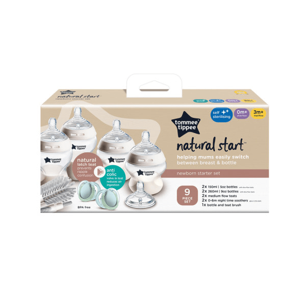 Tommee Tippee Natural Start Self Sterilising Newborn Bottle Starter Set - Neutral - Shopping4Africa