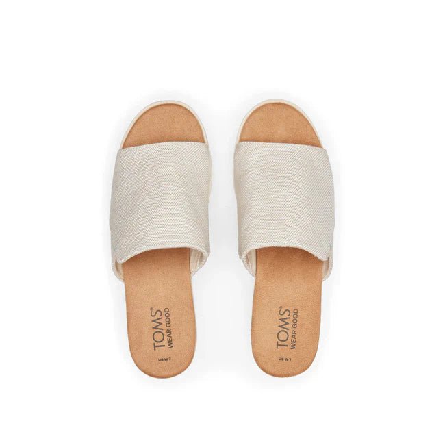 TOMS Diana Mule Wedge Sandal - Natural - Shopping4Africa