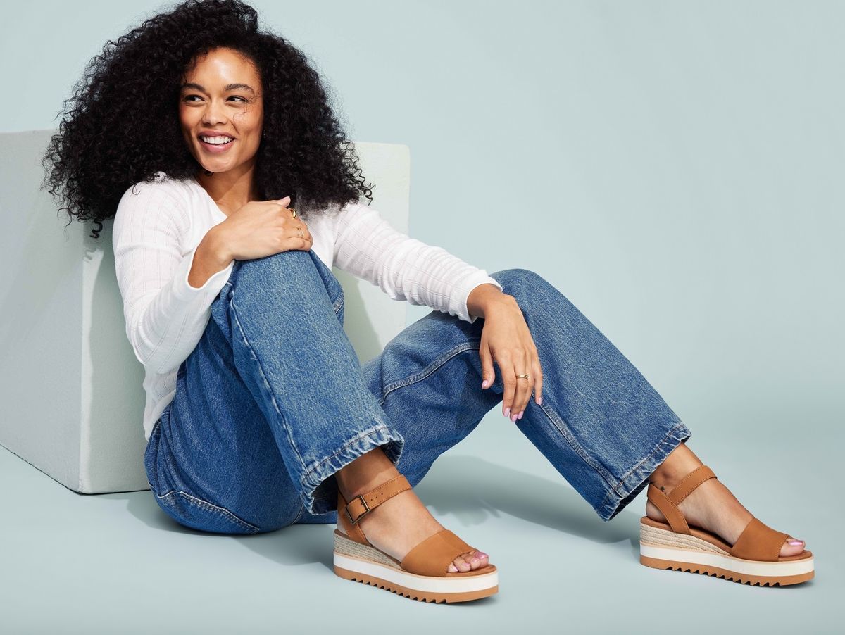 TOMS Diana Wedge Heel - Tan - Shopping4Africa