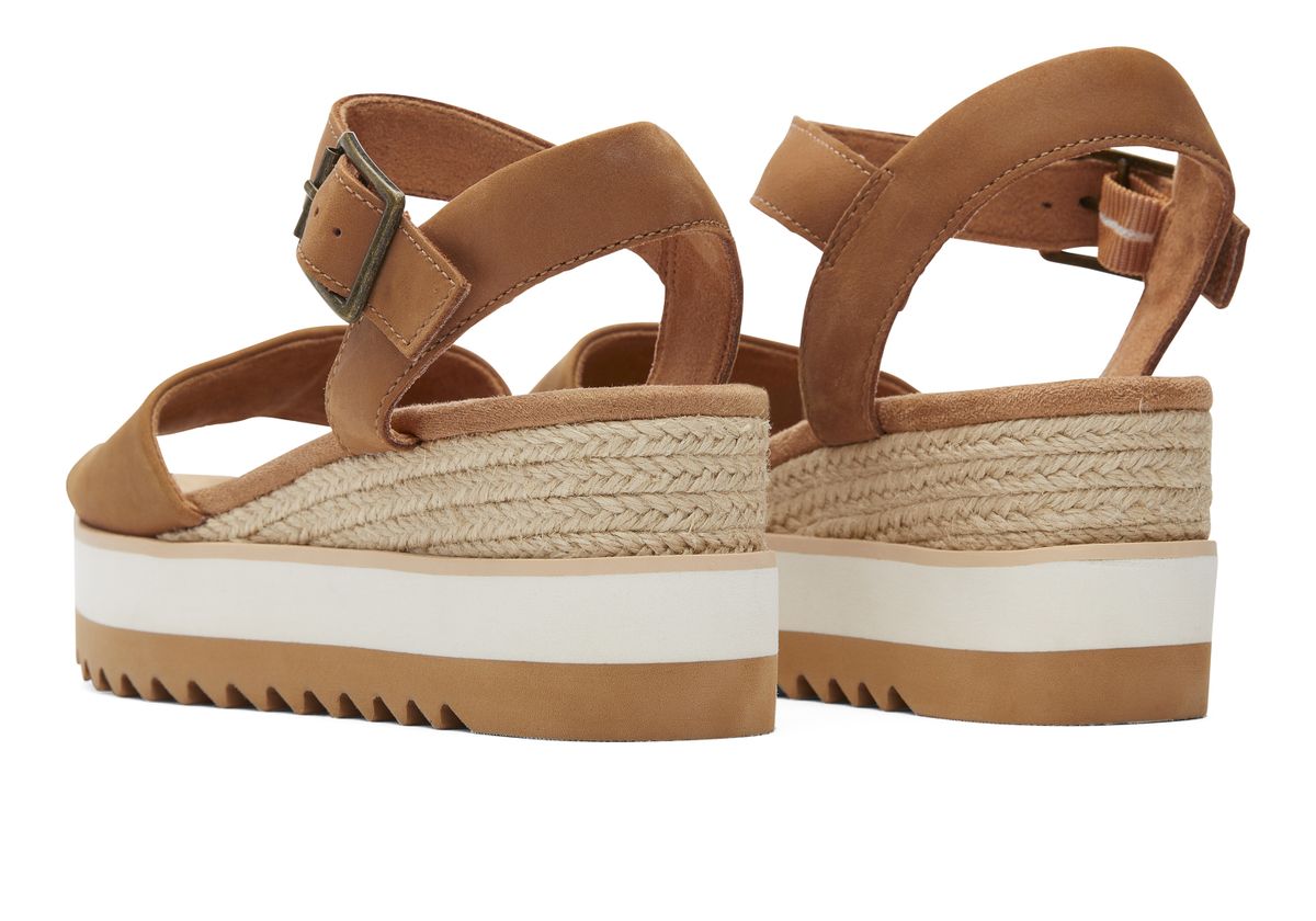 TOMS Diana Wedge Heel - Tan - Shopping4Africa