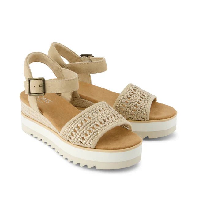 TOMS Diana Wedge Sandal Champagne - Shopping4Africa
