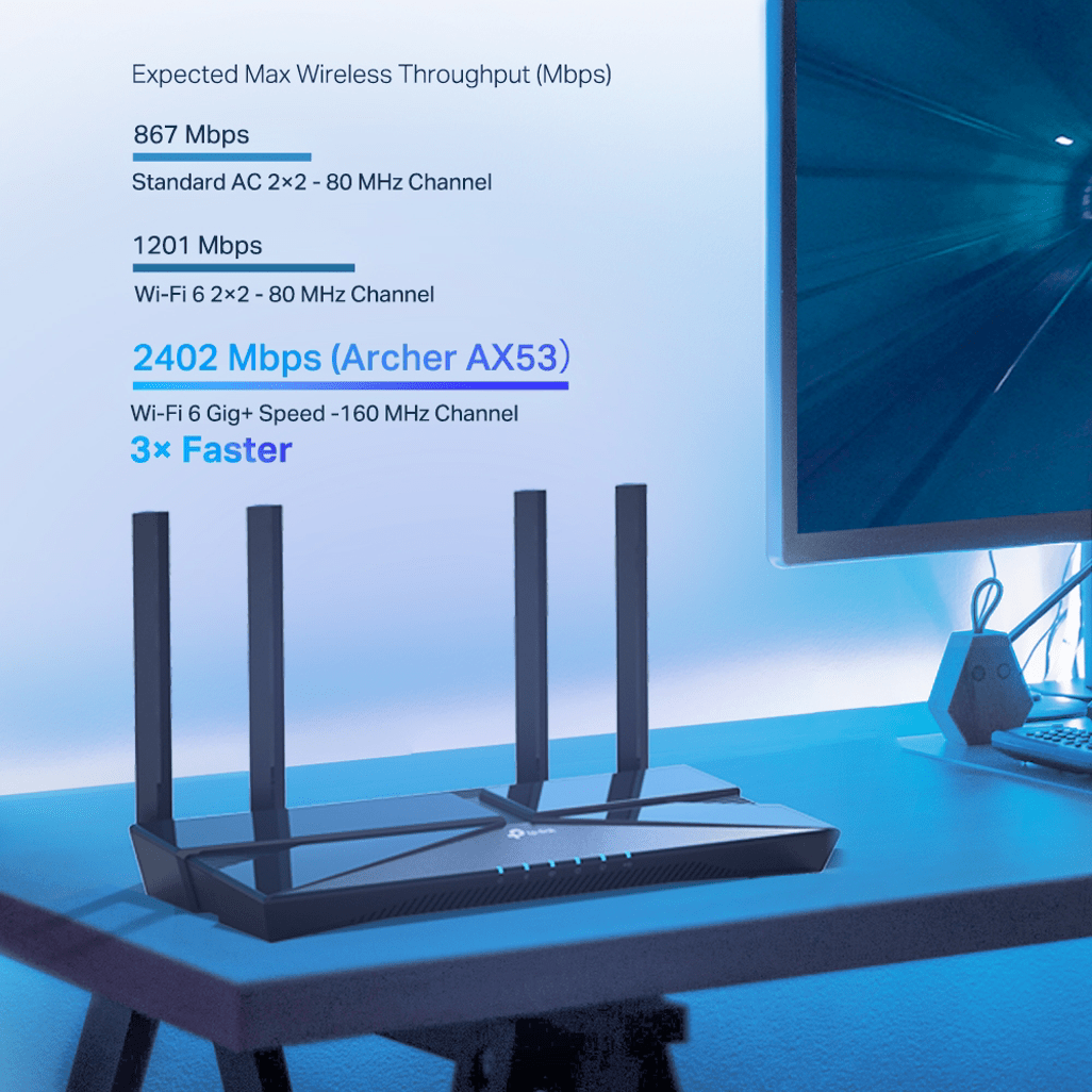 TP - Link Archer AX53 AX3000 Dual - Band Wi - Fi 6 Router - Shopping4Africa