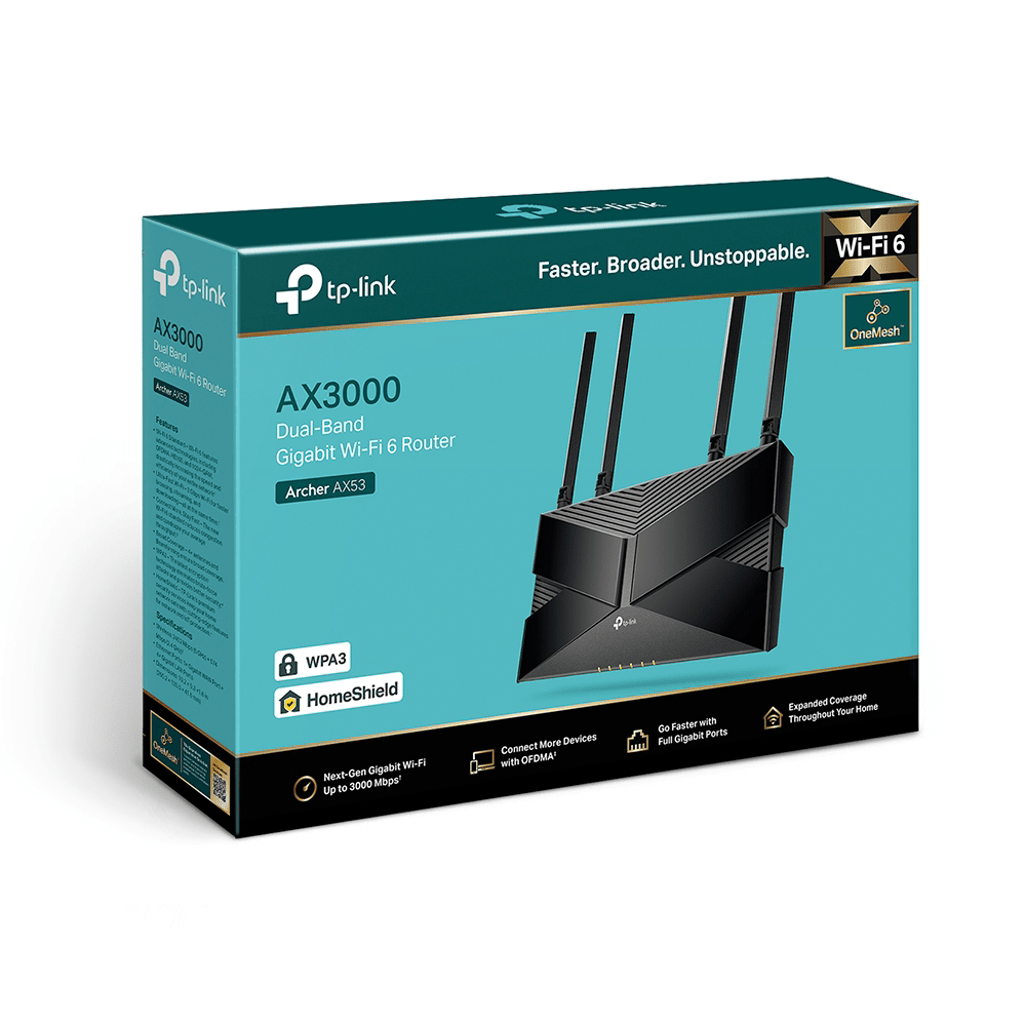 TP - Link Archer AX53 AX3000 Dual - Band Wi - Fi 6 Router - Shopping4Africa