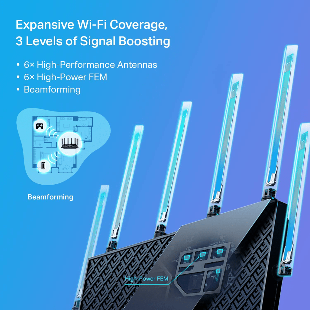 TP - Link Archer AX73 AX5400 Dual - Band Wi - Fi 6 Router - Shopping4Africa