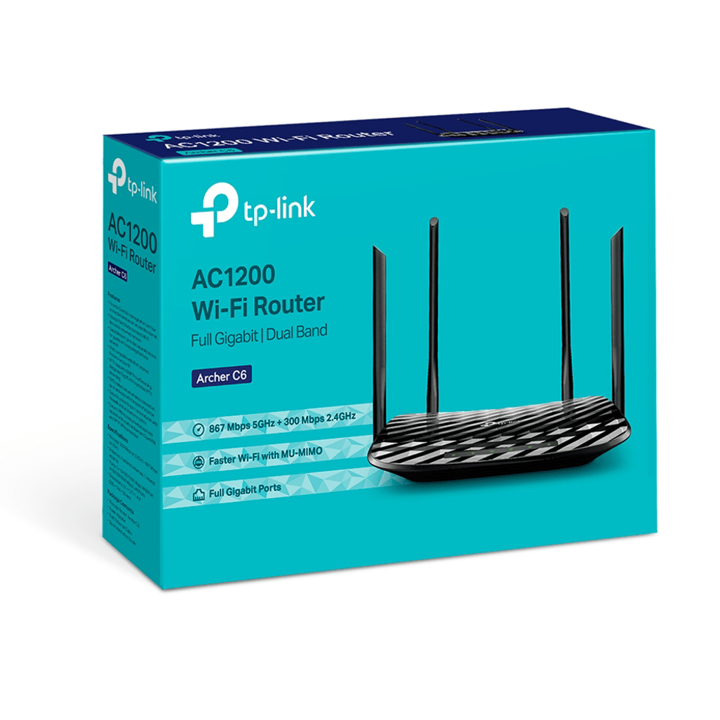 TP - Link Archer C6 AC1200 Dual - Band Wi - Fi Router - Shopping4Africa