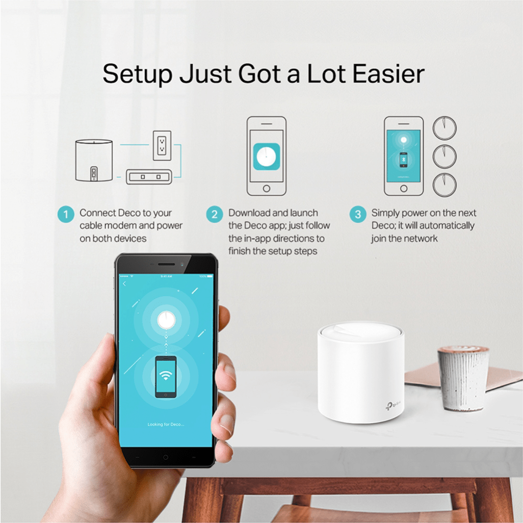 TP - Link Deco X20(3 - Pack) AX1800 Whole - Home Mesh Wi - Fi 6 System - Shopping4Africa