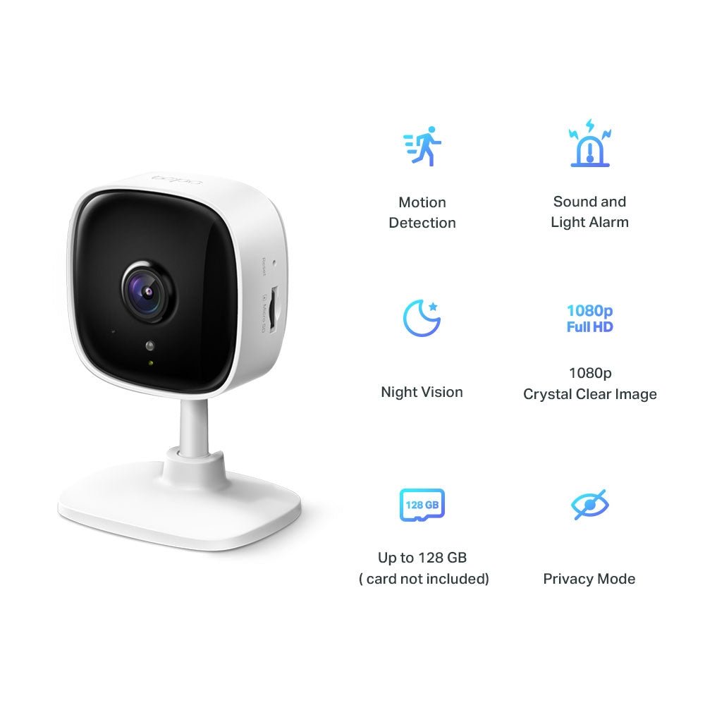 TP - Link Tapo C100 1080P Home Security Wi - Fi Camera - Shopping4Africa