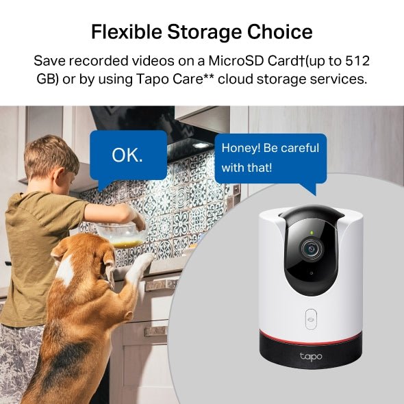 TP - Link Tapo C225 2K QHD Pan/Tilt AI Home Security Wi - Fi Camera - Shopping4Africa