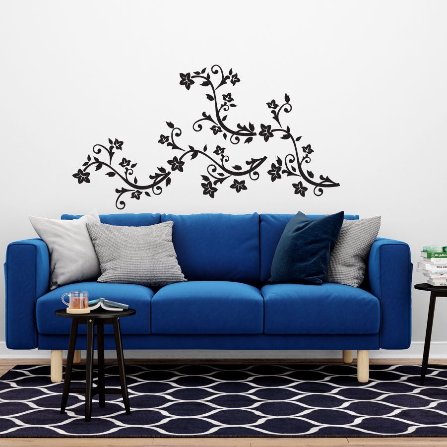 Traditional Floral - vinyl wall stickers - Shopping4Africa