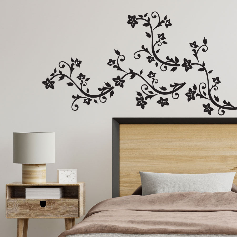 Traditional Floral - vinyl wall stickers - Shopping4Africa