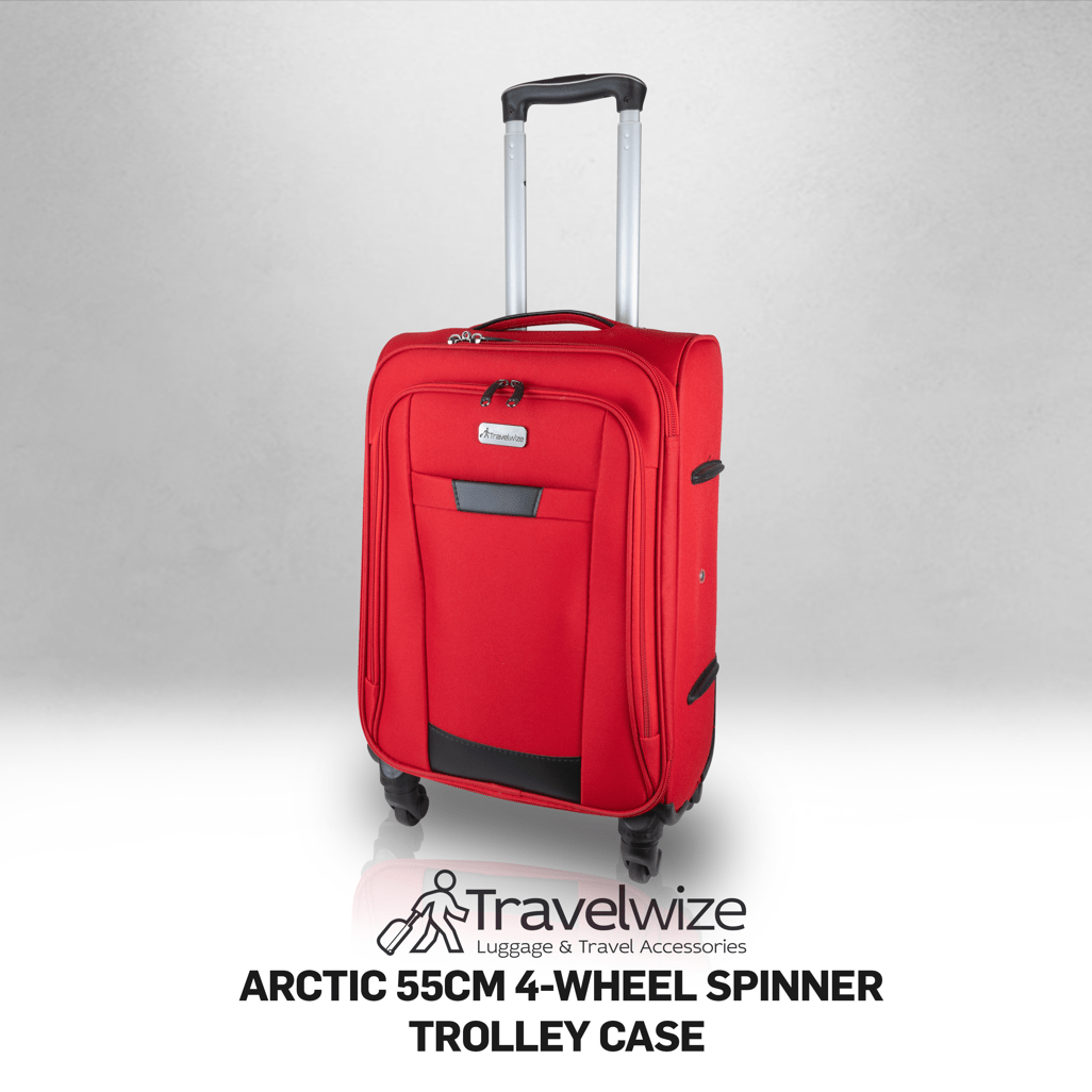 Travelwize Arctic 4 - wheel Spinner Trolley Case - Red (55 - 65cm) - Shopping4Africa