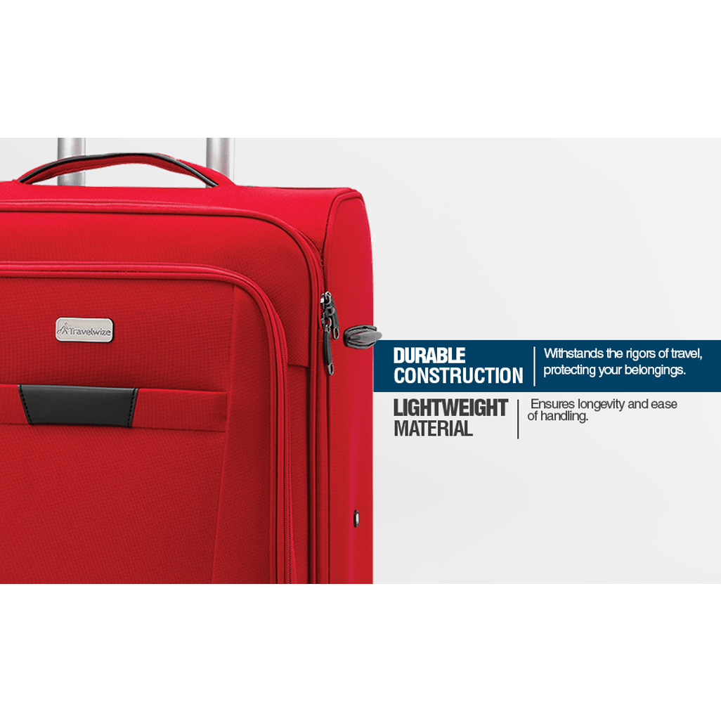 Travelwize Arctic 4 - wheel Spinner Trolley Case - Red (55 - 65cm) - Shopping4Africa