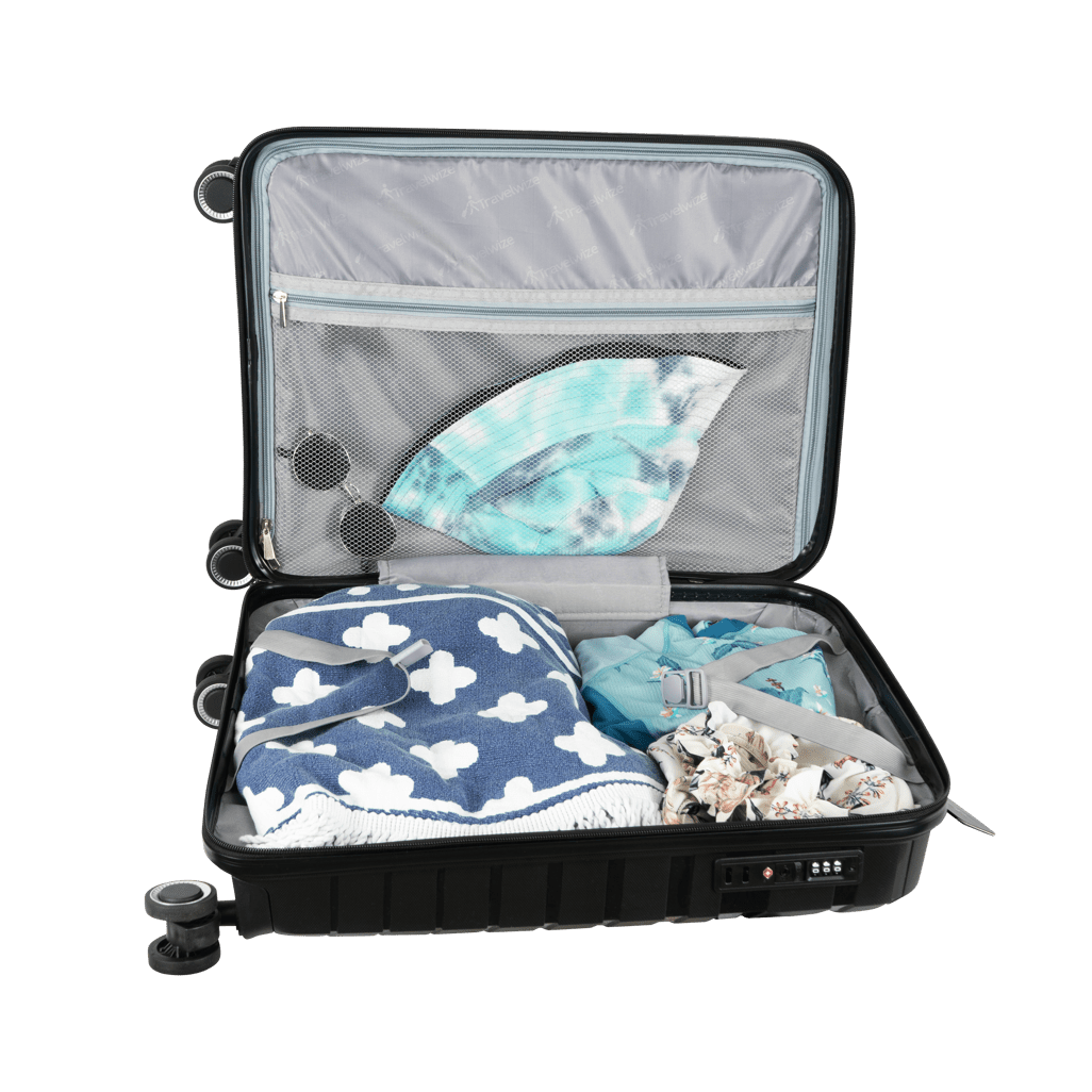 Travelwize Java PP 4 - Wheel Spinner Luggage - Black 55 - 75cm - Shopping4Africa