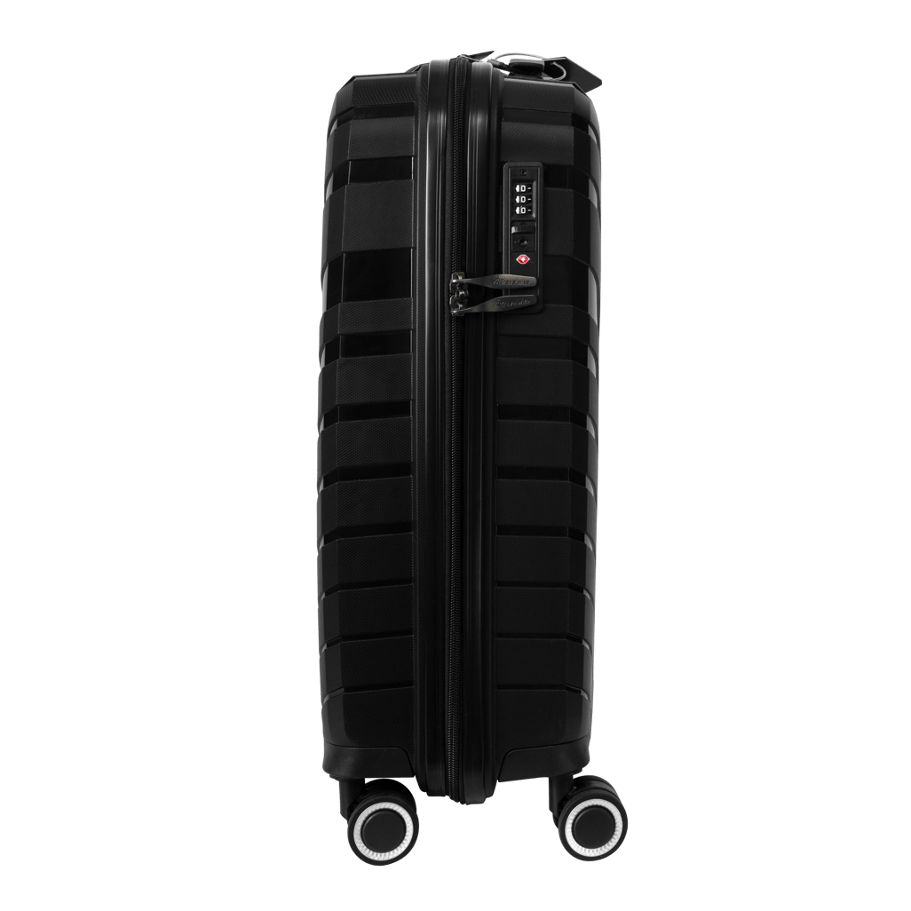 Travelwize Java PP 4 - Wheel Spinner Luggage - Black 55 - 75cm - Shopping4Africa