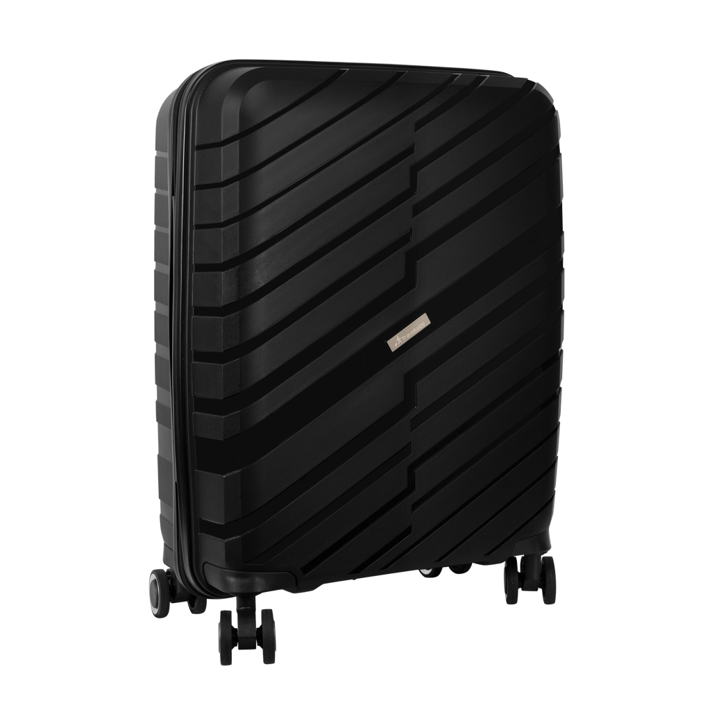 Travelwize Java PP 4 - Wheel Spinner Luggage - Black 55 - 75cm - Shopping4Africa