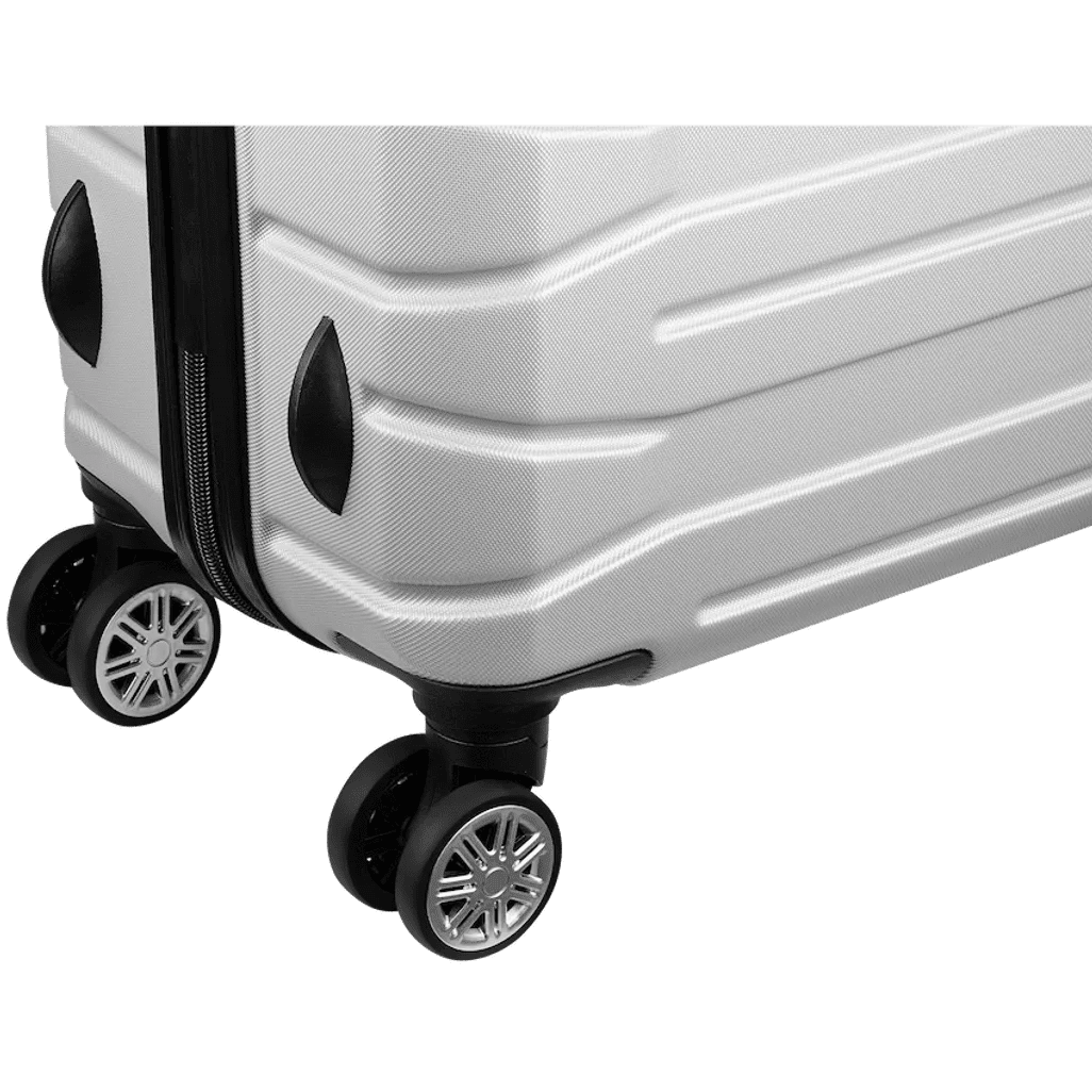 Travelwize Luggage Bag - Cabana ABS 4 - Wheel Spinner - Platinum - Shopping4Africa