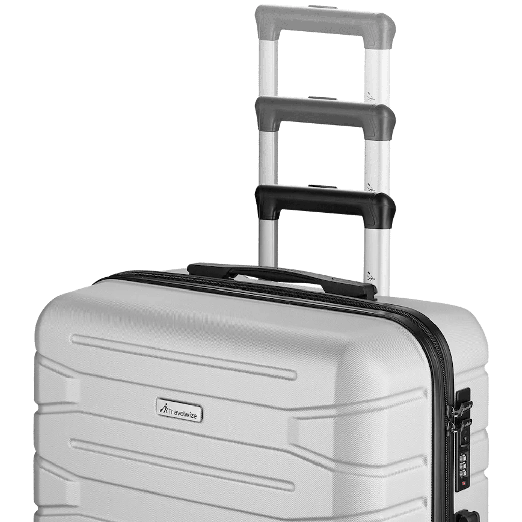 Travelwize Luggage Bag - Cabana ABS 4 - Wheel Spinner - Platinum - Shopping4Africa