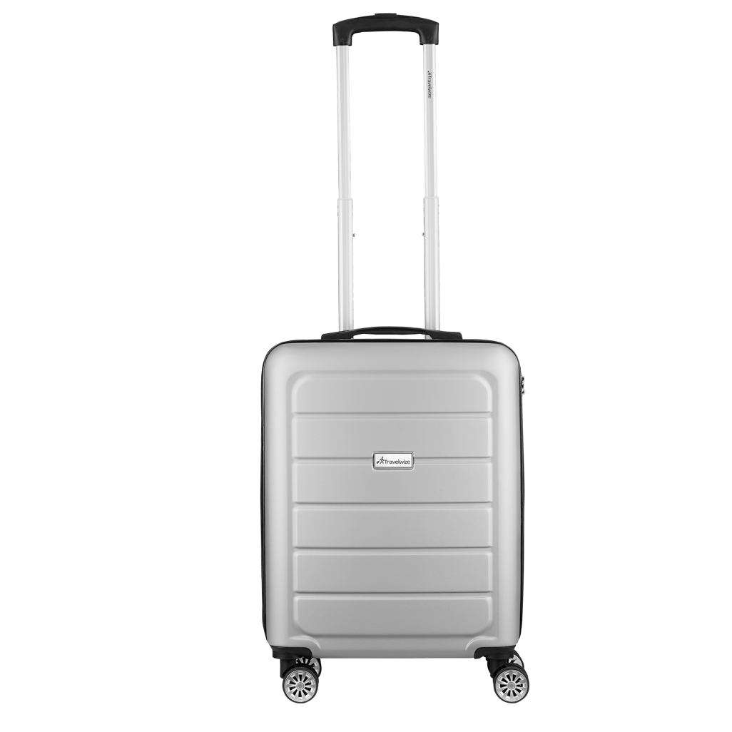 Travelwize Maple ABS 4 - Wheels Spinner Luggage Silver - 55 - 85cm - Shopping4Africa