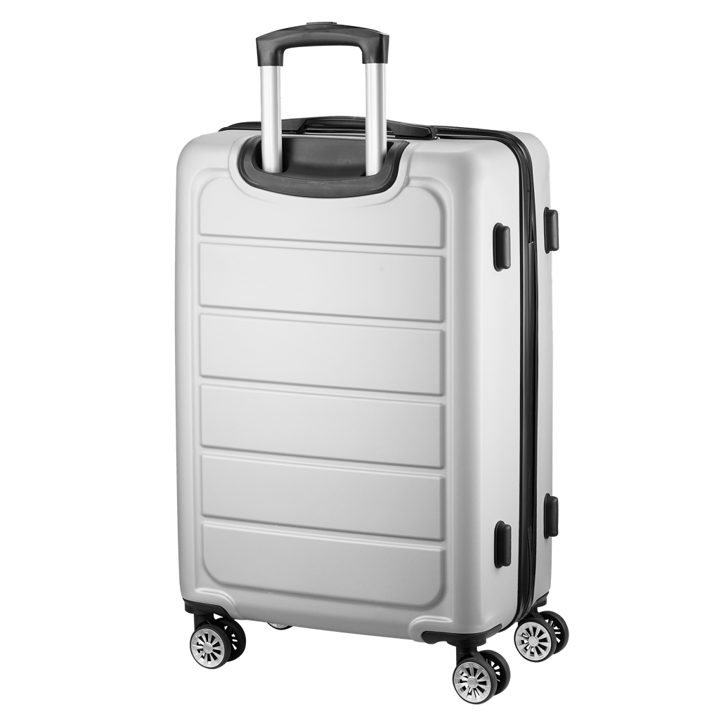 Travelwize Maple ABS 4 - Wheels Spinner Luggage Silver - 55 - 85cm - Shopping4Africa