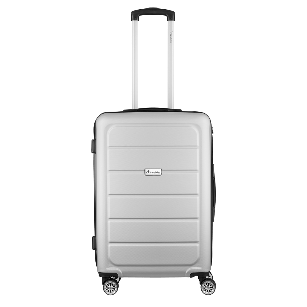 Travelwize Maple ABS 4 - Wheels Spinner Luggage Silver - 55 - 85cm - Shopping4Africa