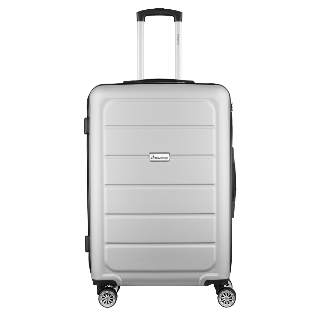 Travelwize Maple ABS 4 - Wheels Spinner Luggage Silver - 55 - 85cm - Shopping4Africa