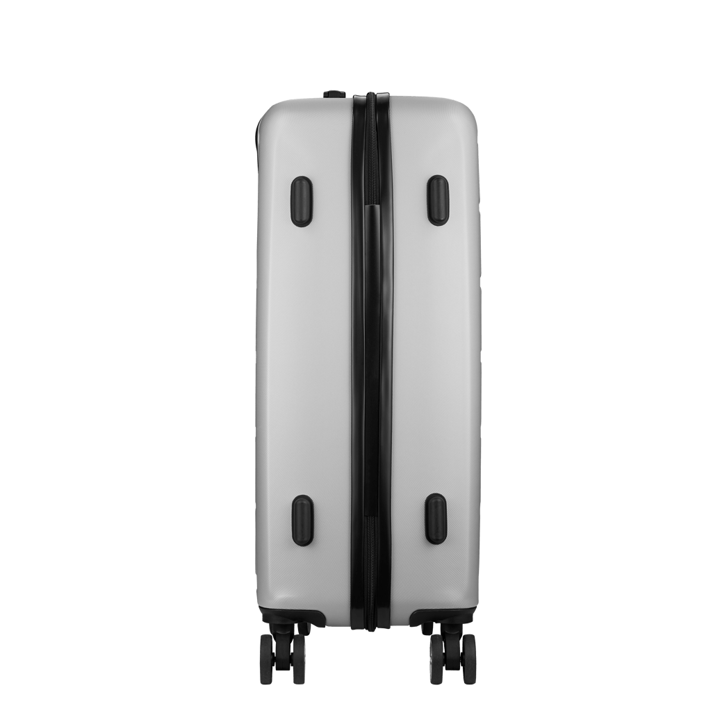 Travelwize Maple ABS 4 - Wheels Spinner Luggage Silver - 55 - 85cm - Shopping4Africa
