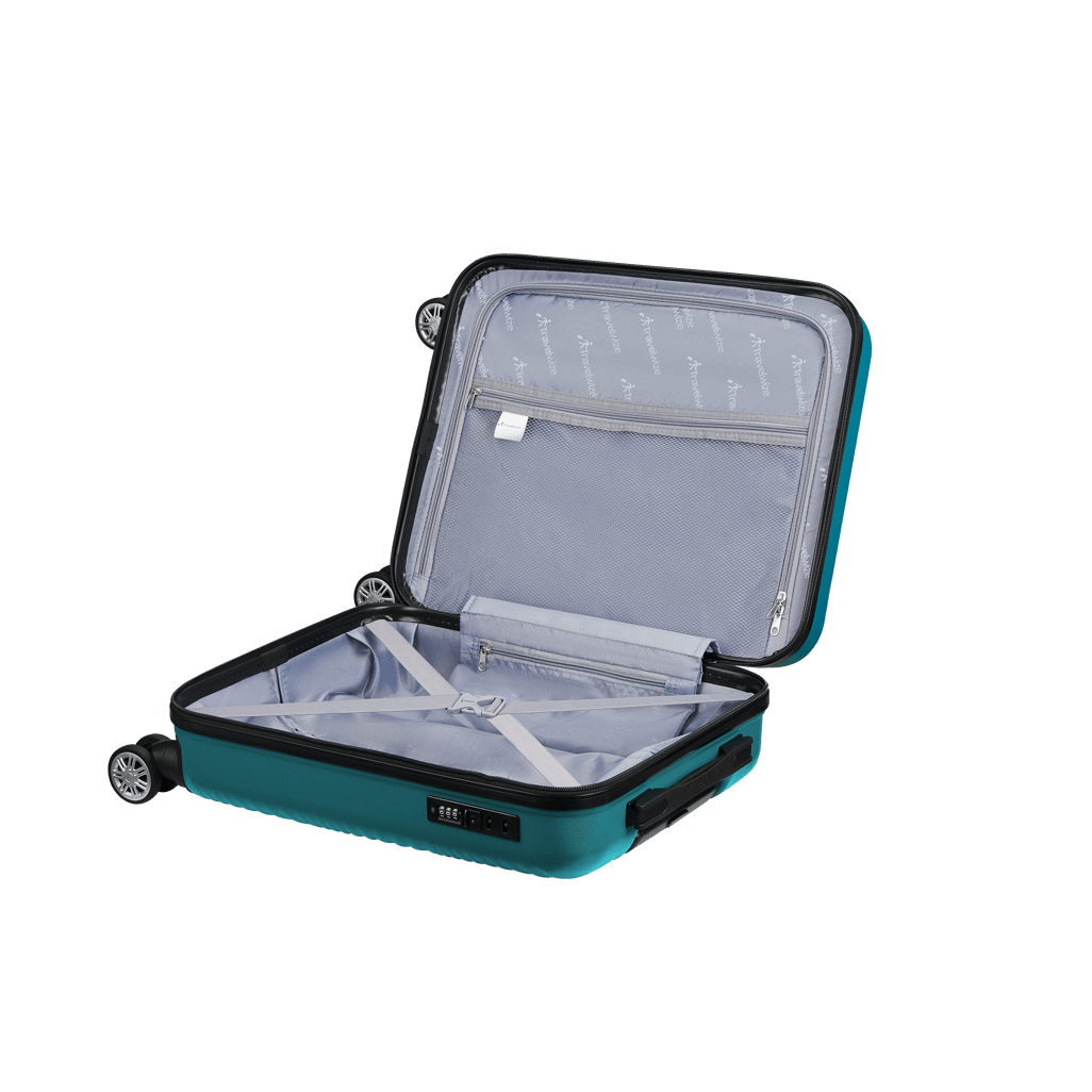 Travelwize Maui ABS 4 - Wheel Spinner 55cm Luggage - Ocean - Shopping4Africa