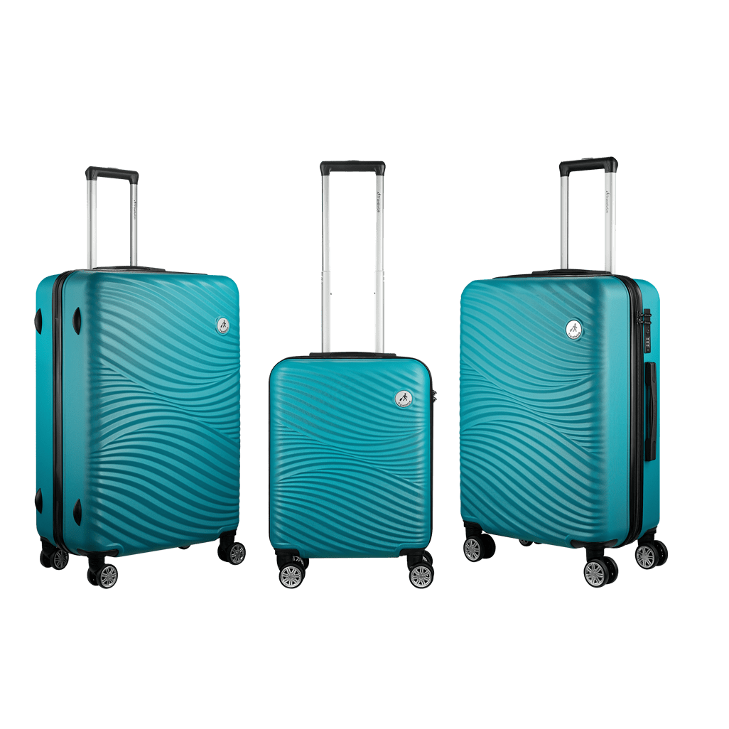 Travelwize Maui ABS 4 - Wheel Spinner 55cm Luggage - Ocean - Shopping4Africa